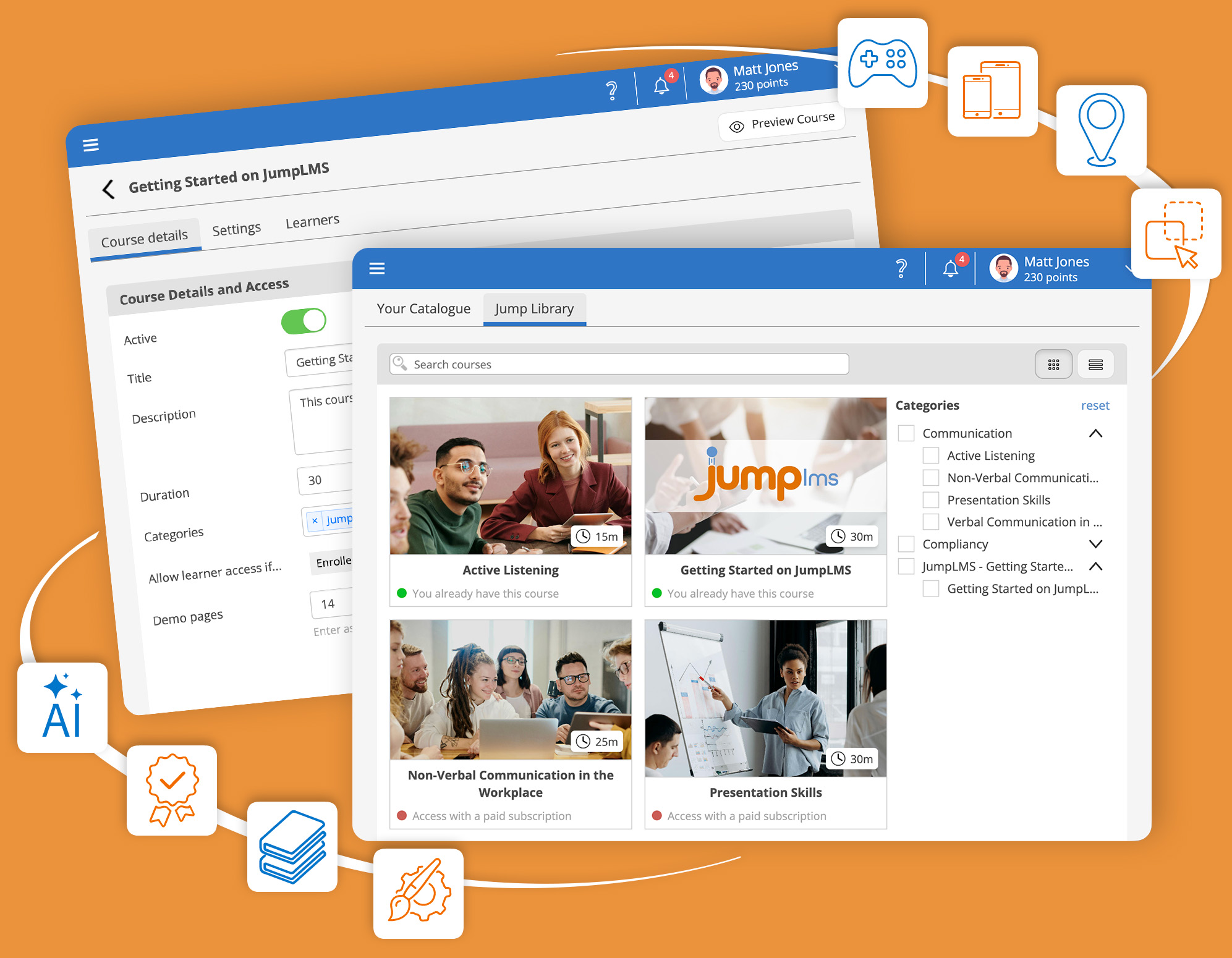 JumpLMS Features
